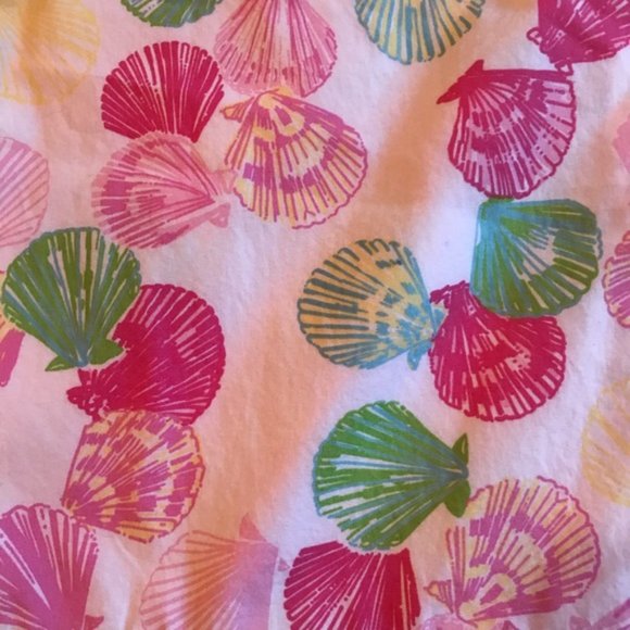 Lilly Pulitzer Wrap Skirt Sz 8 Shells Clam Digger - Picture 3 of 10